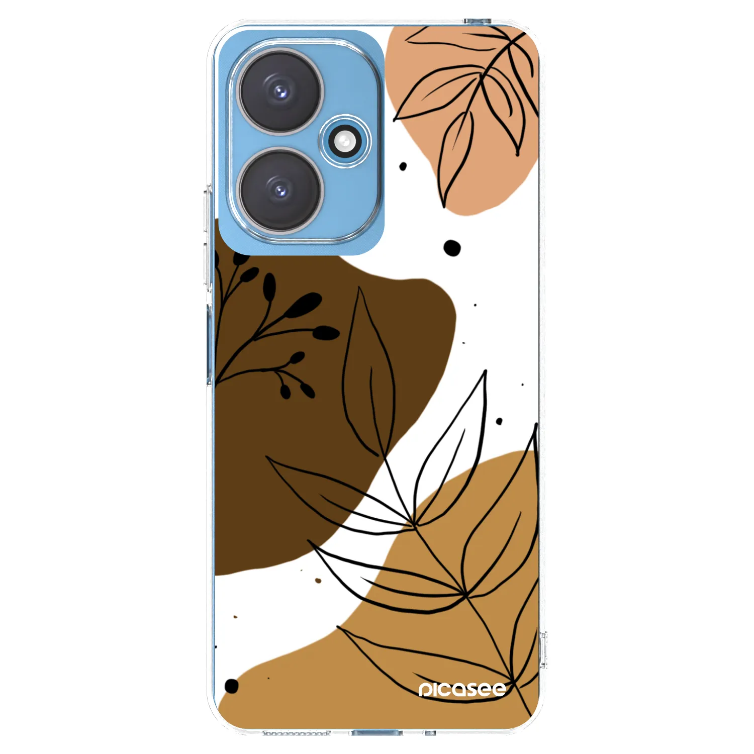 Picasee átlátszó szilikon tok az alábbi mobiltelefonokra Xiaomi Redmi 13C 5G - Boho style