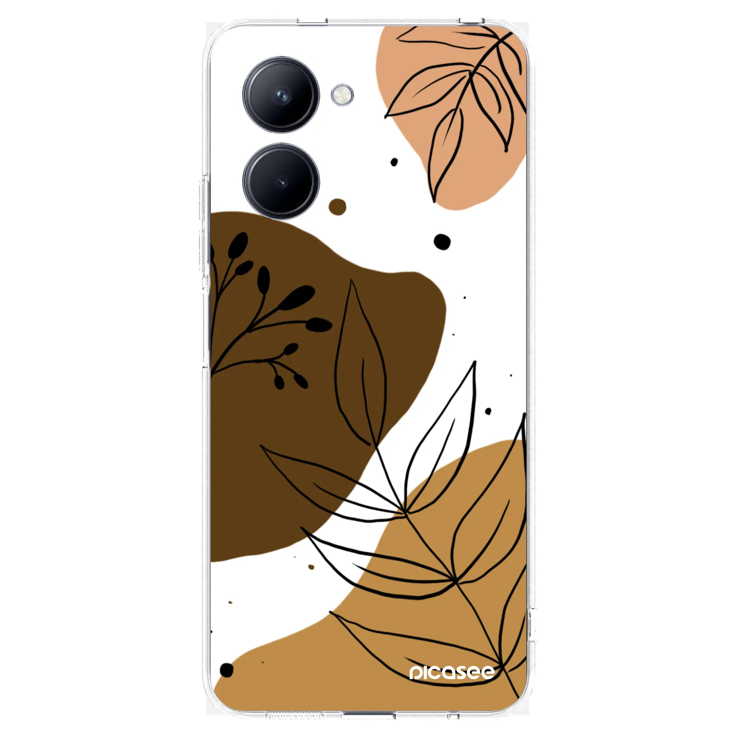 Picasee átlátszó szilikon tok az alábbi mobiltelefonokra Realme C33 (2023) - Boho style