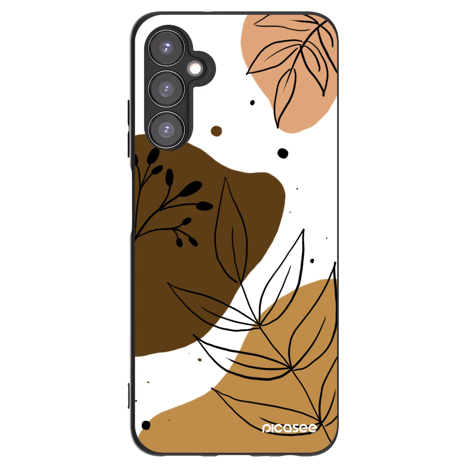 Picasee fekete szilikon tok az alábbi mobiltelefonokra Samsung Galaxy A05s A057G - Boho style