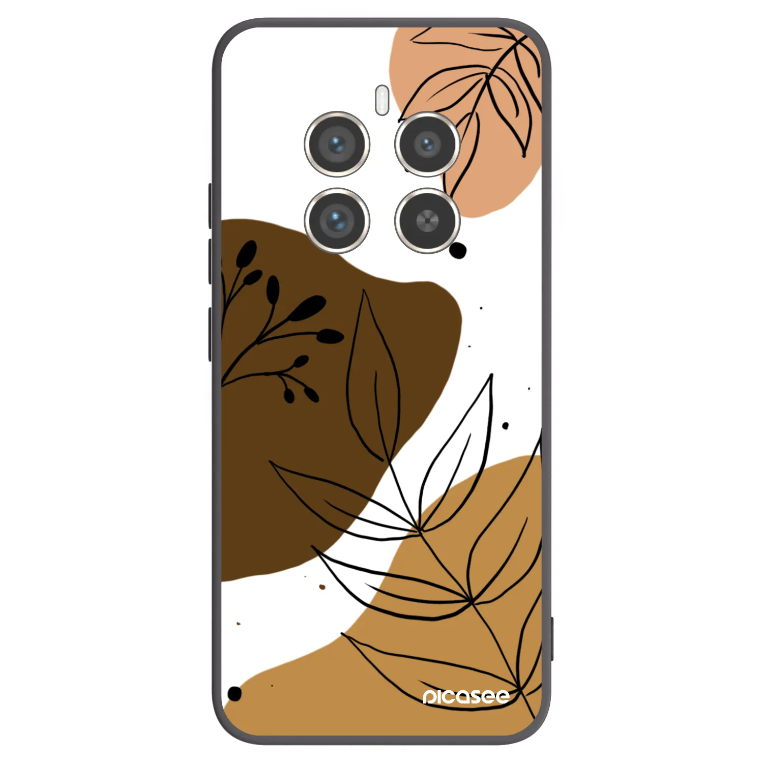 Picasee fekete szilikon tok az alábbi mobiltelefonokra Realme 12 Pro 5G - Boho style