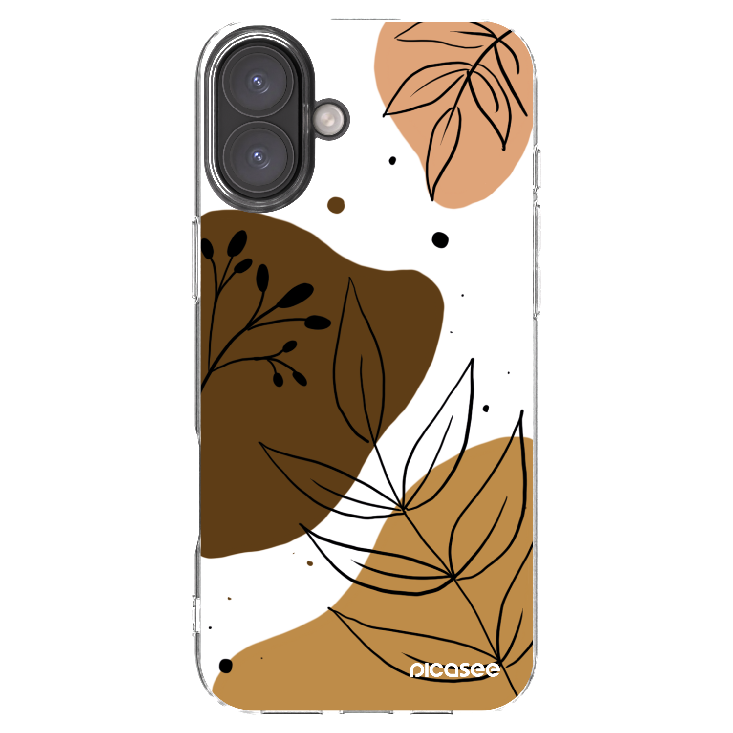 Picasee átlátszó szilikon tok az alábbi mobiltelefonokra Apple iPhone 16 Plus - Boho style