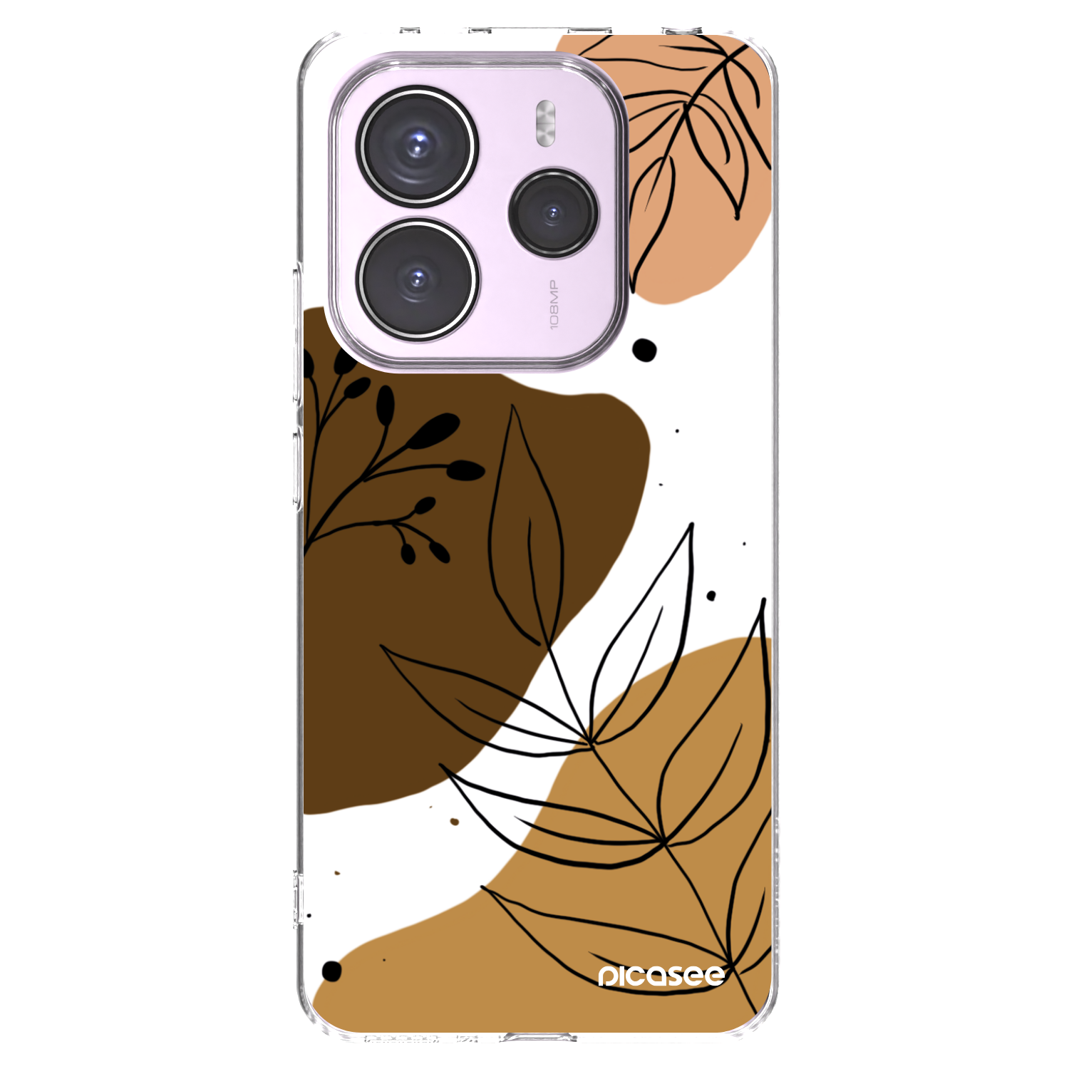 Picasee átlátszó szilikon tok az alábbi mobiltelefonokra Xiaomi Redmi Note 14 5G - Boho style