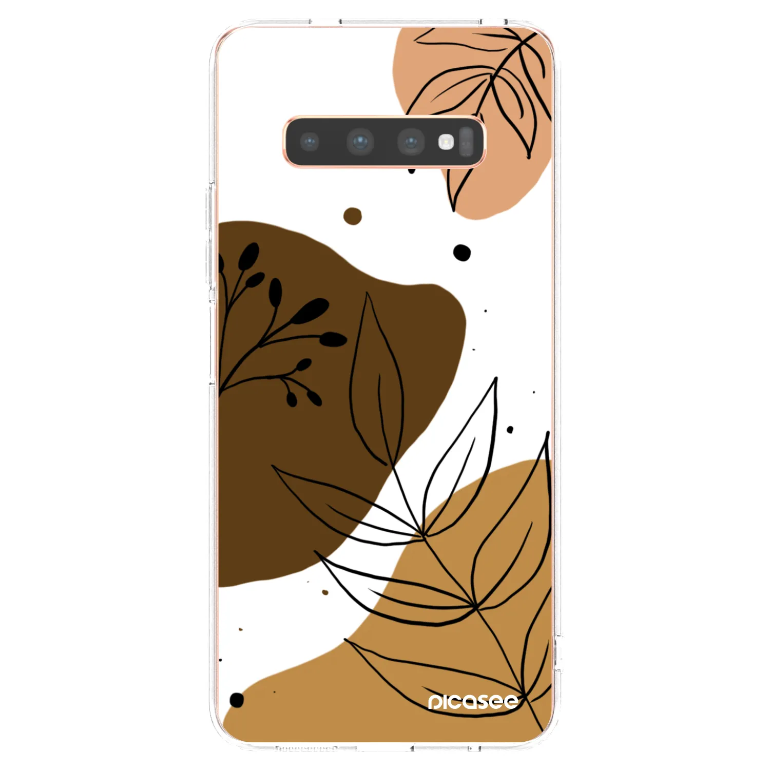 Picasee átlátszó szilikon tok az alábbi mobiltelefonokra Samsung Galaxy S10 Plus G975 - Boho style
