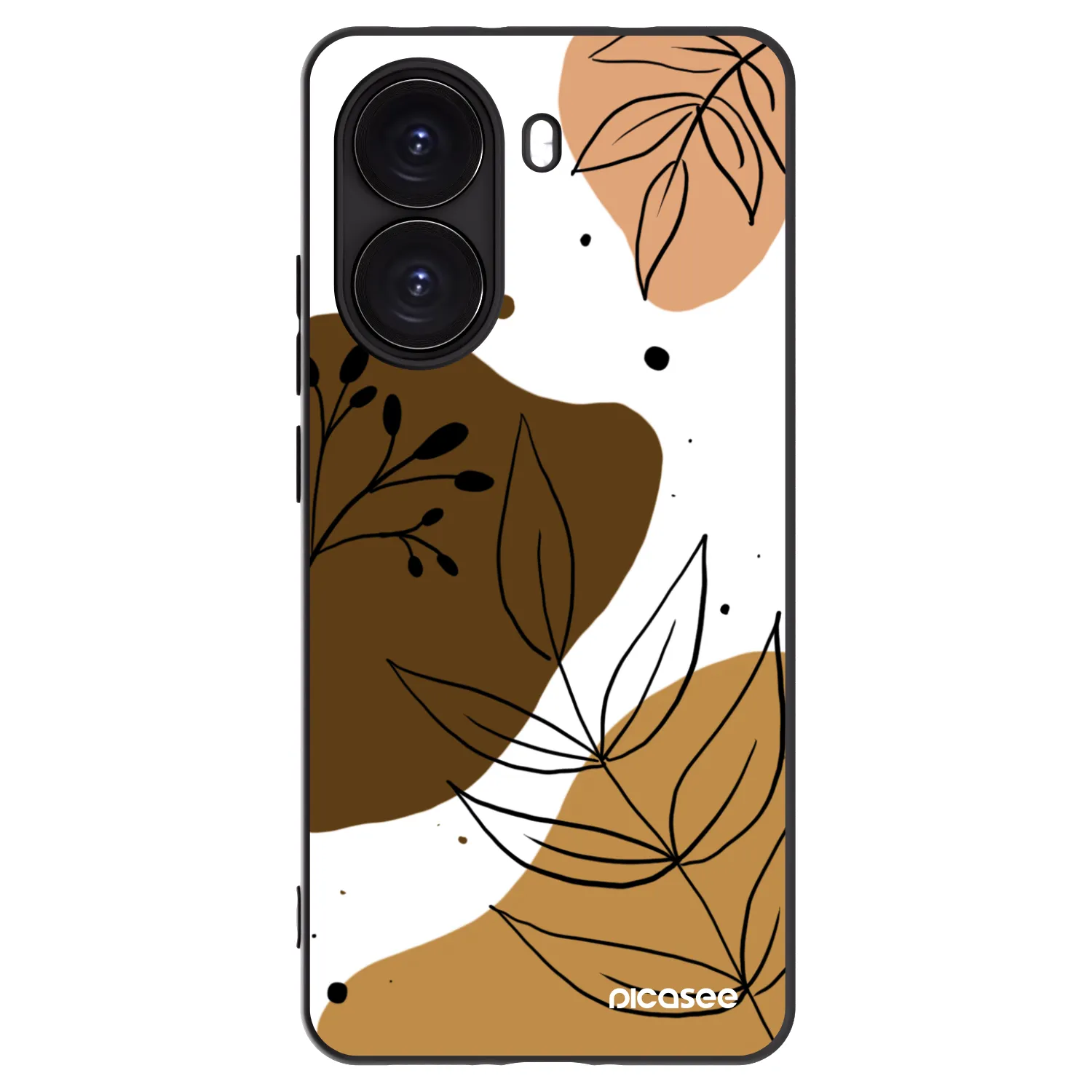Picasee fekete szilikon tok az alábbi mobiltelefonokra Xiaomi Poco X7 Pro 5G - Boho style