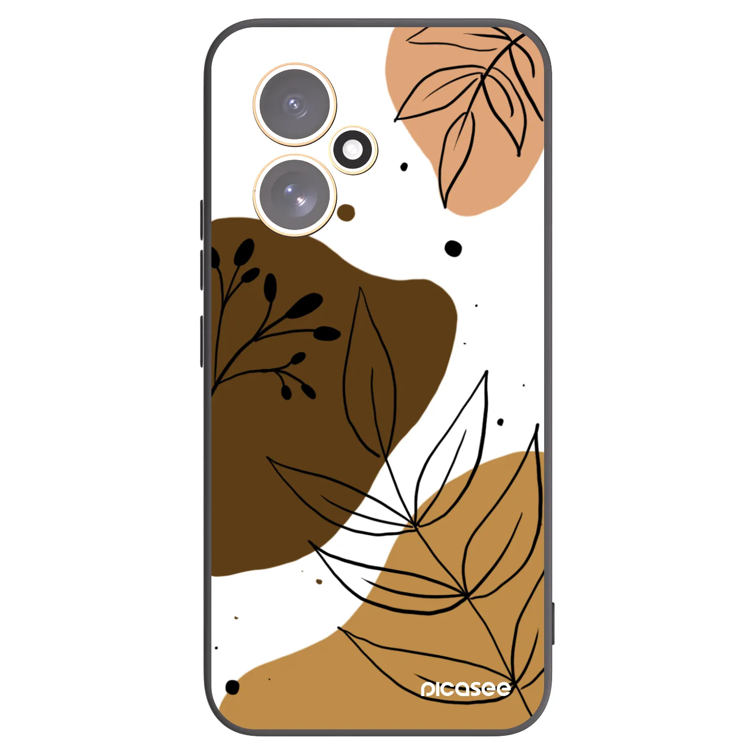 Picasee fekete szilikon tok az alábbi mobiltelefonokra Honor 400 5G - Boho style