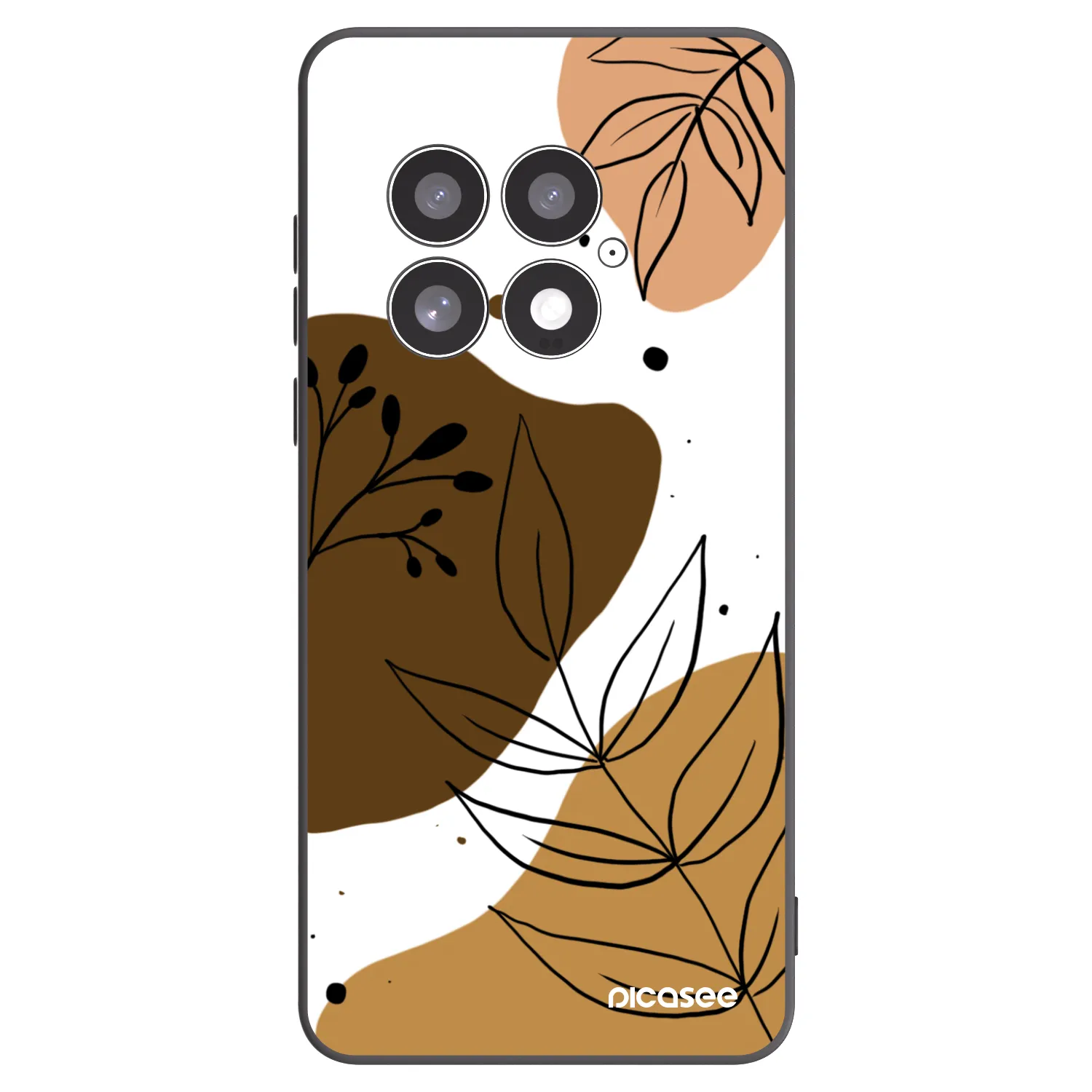 Picasee fekete szilikon tok az alábbi mobiltelefonokra OnePlus 13 5G - Boho style