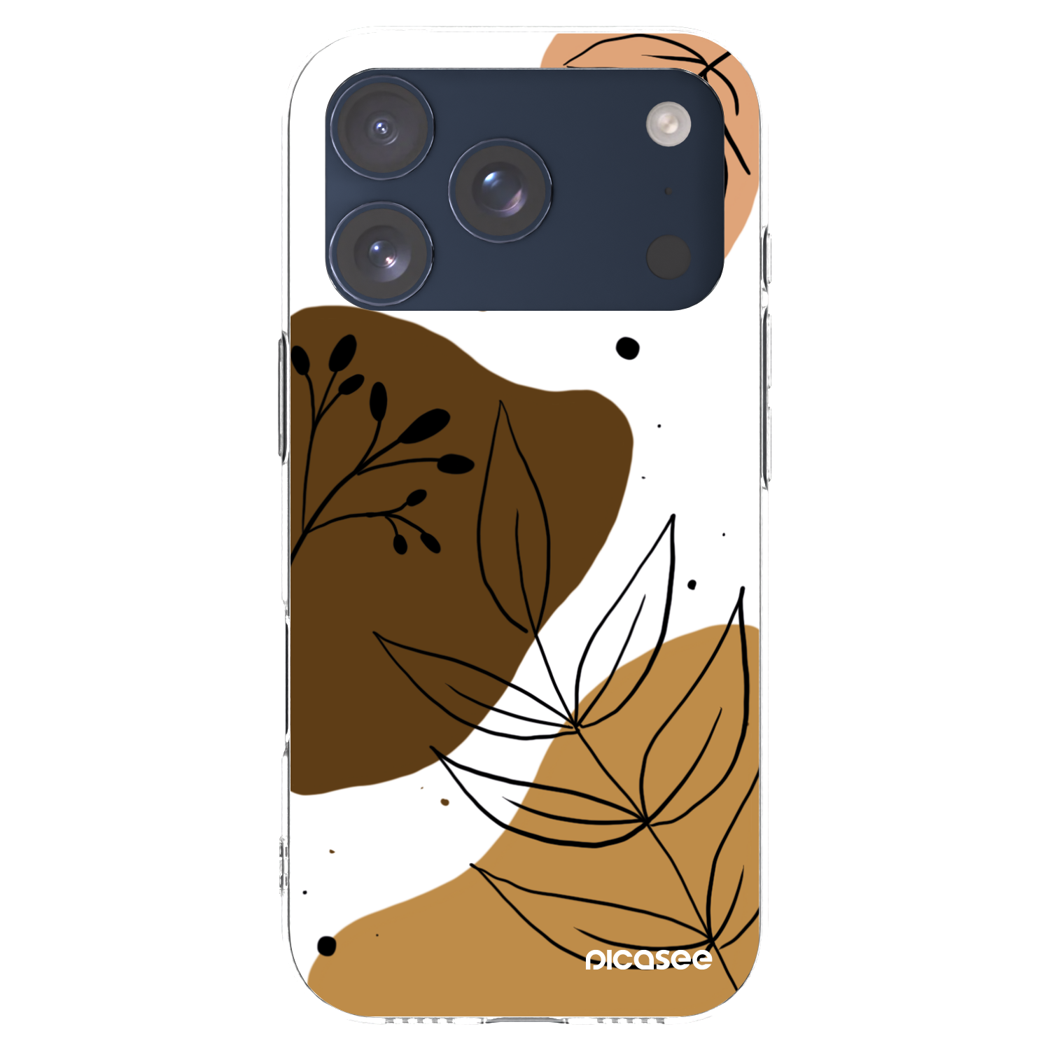 Picasee átlátszó szilikon tok az alábbi mobiltelefonokra Apple iPhone 17 Pro - Boho style