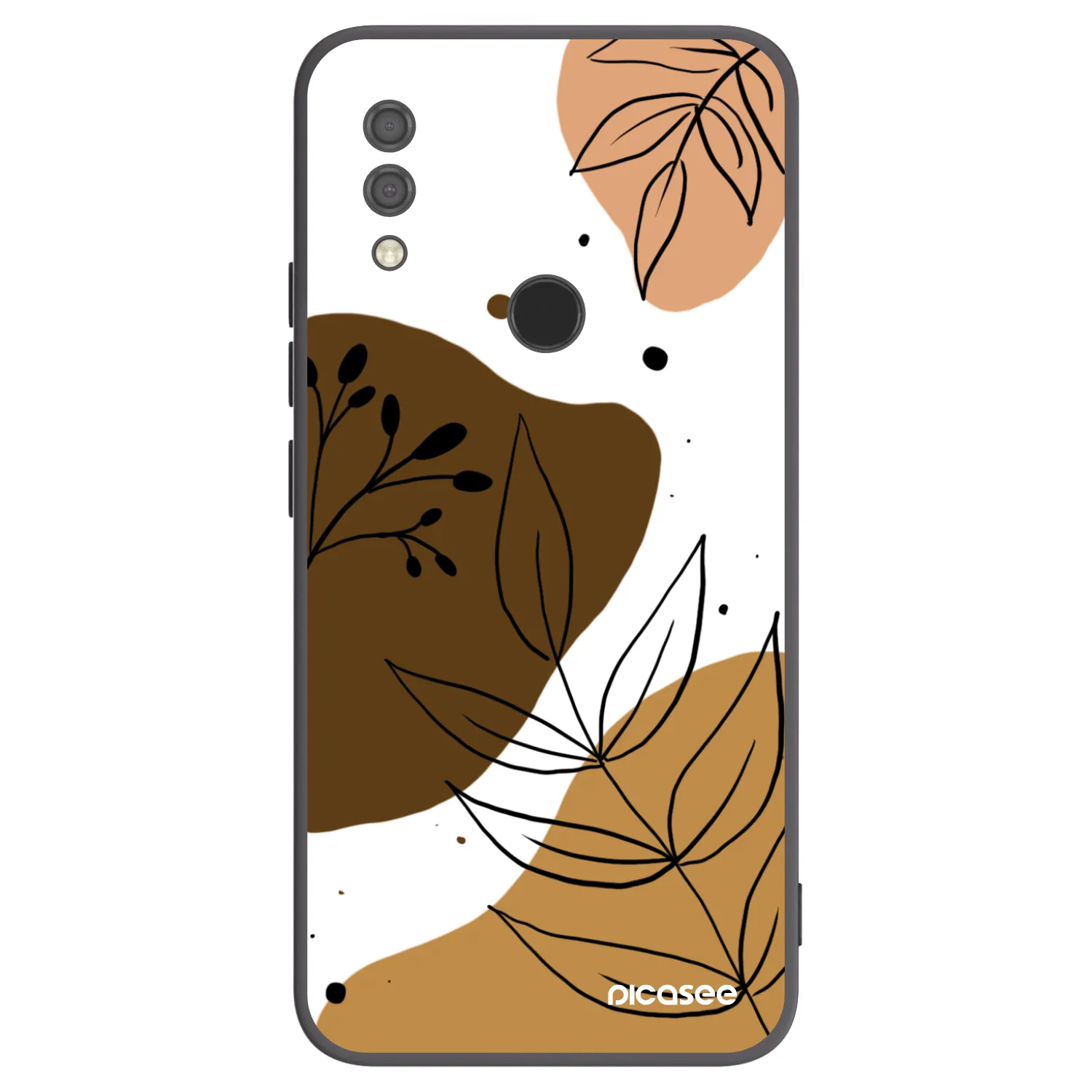 Picasee fekete szilikon tok az alábbi mobiltelefonokra Xiaomi Redmi 7 - Boho style