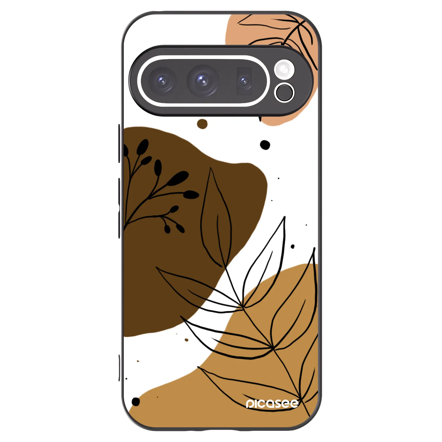 Picasee fekete szilikon tok az alábbi mobiltelefonokra Google Pixel 9 Pro XL - Boho style