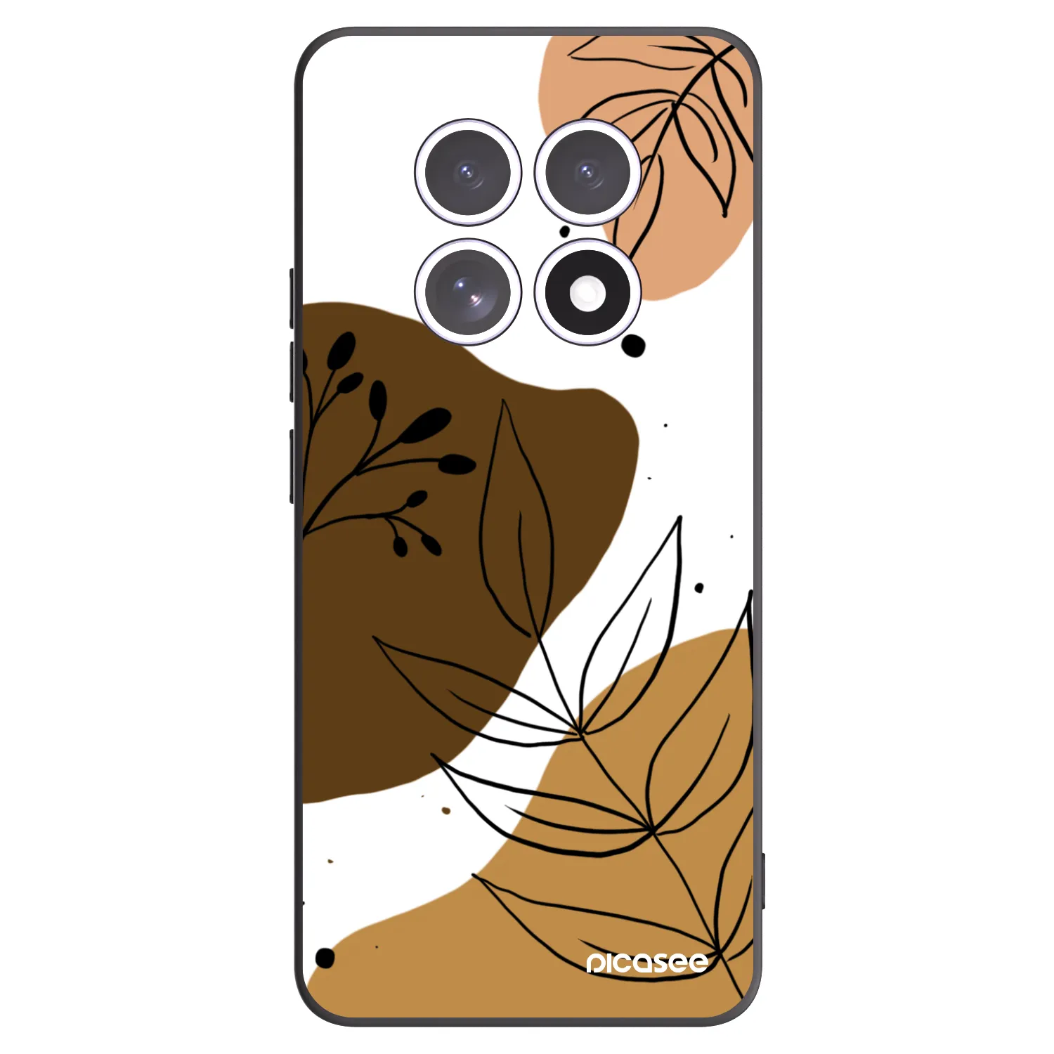 Picasee fekete szilikon tok az alábbi mobiltelefonokra Xiaomi Redmi Note 15 - Boho style