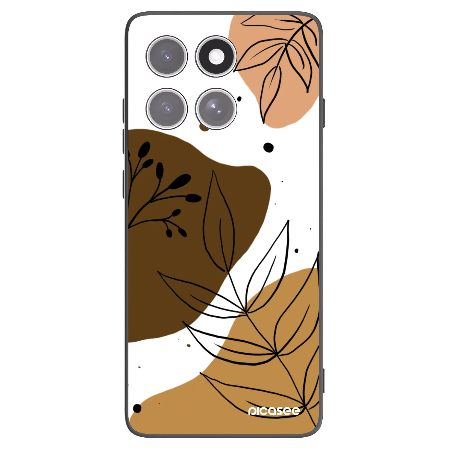 Picasee fekete szilikon tok az alábbi mobiltelefonokra Motorola Edge 60 Fusion - Boho style