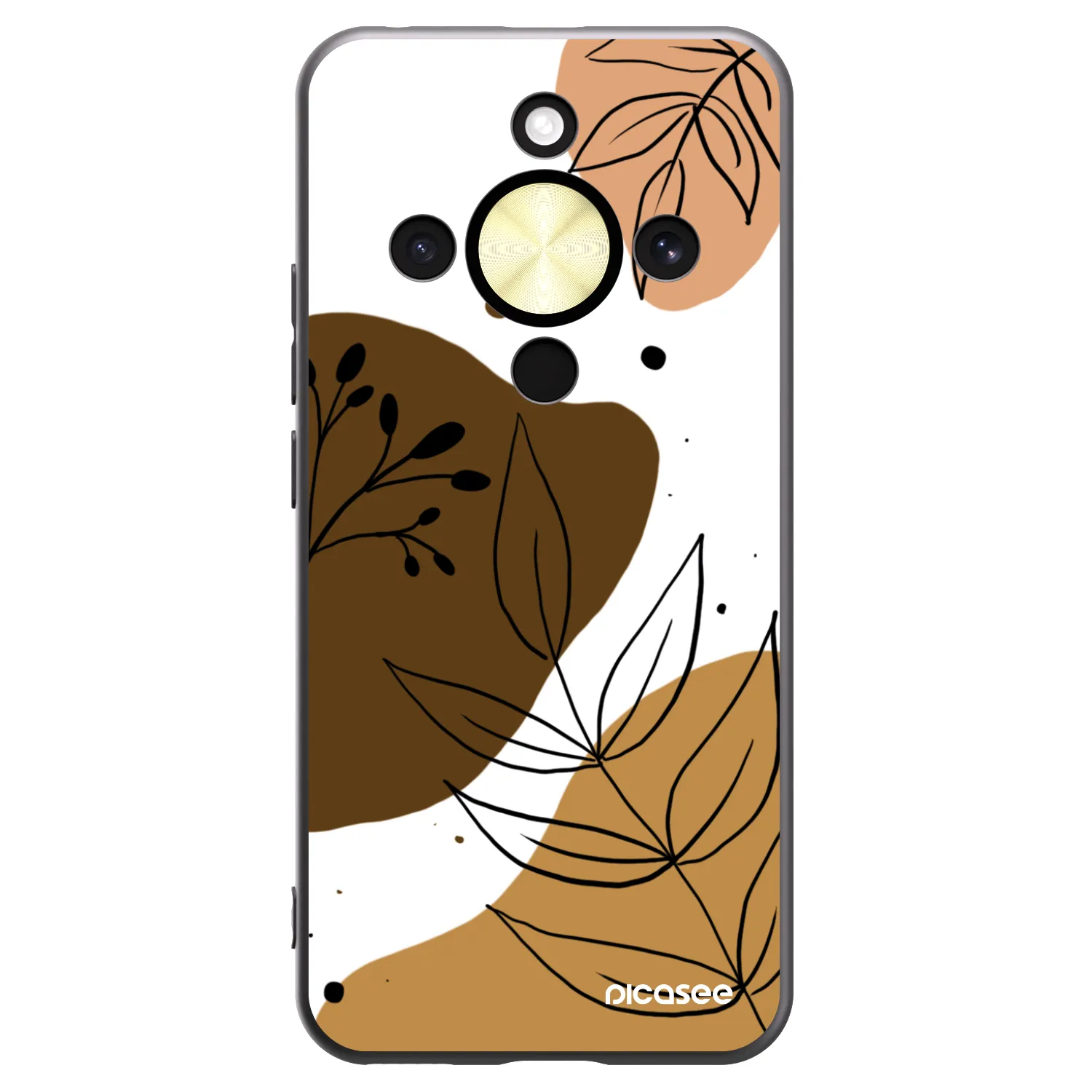 Picasee fekete szilikon tok az alábbi mobiltelefonokra Honor Magic8 Lite 5G - Boho style