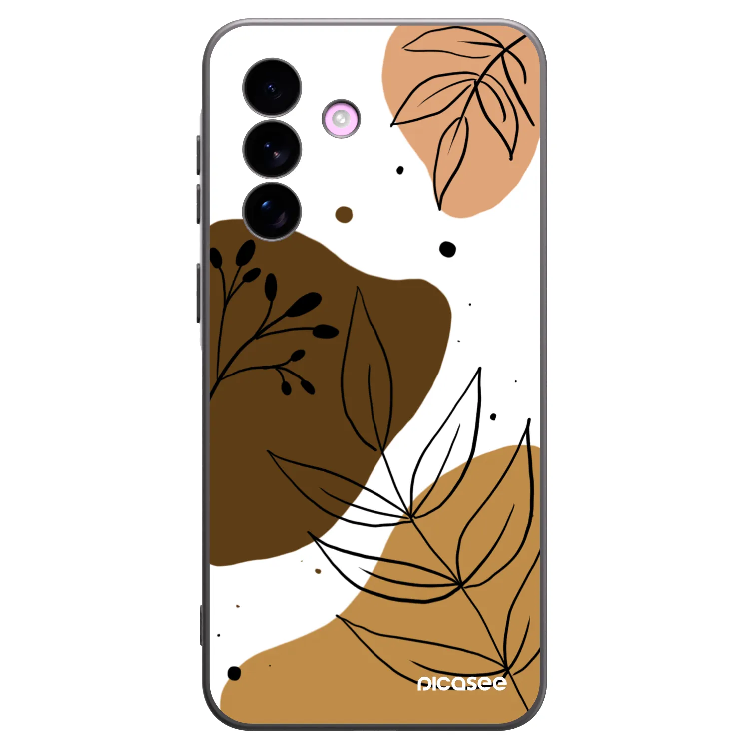 Picasee fekete szilikon tok az alábbi mobiltelefonokra Samsung Galaxy A57 5G - Boho style