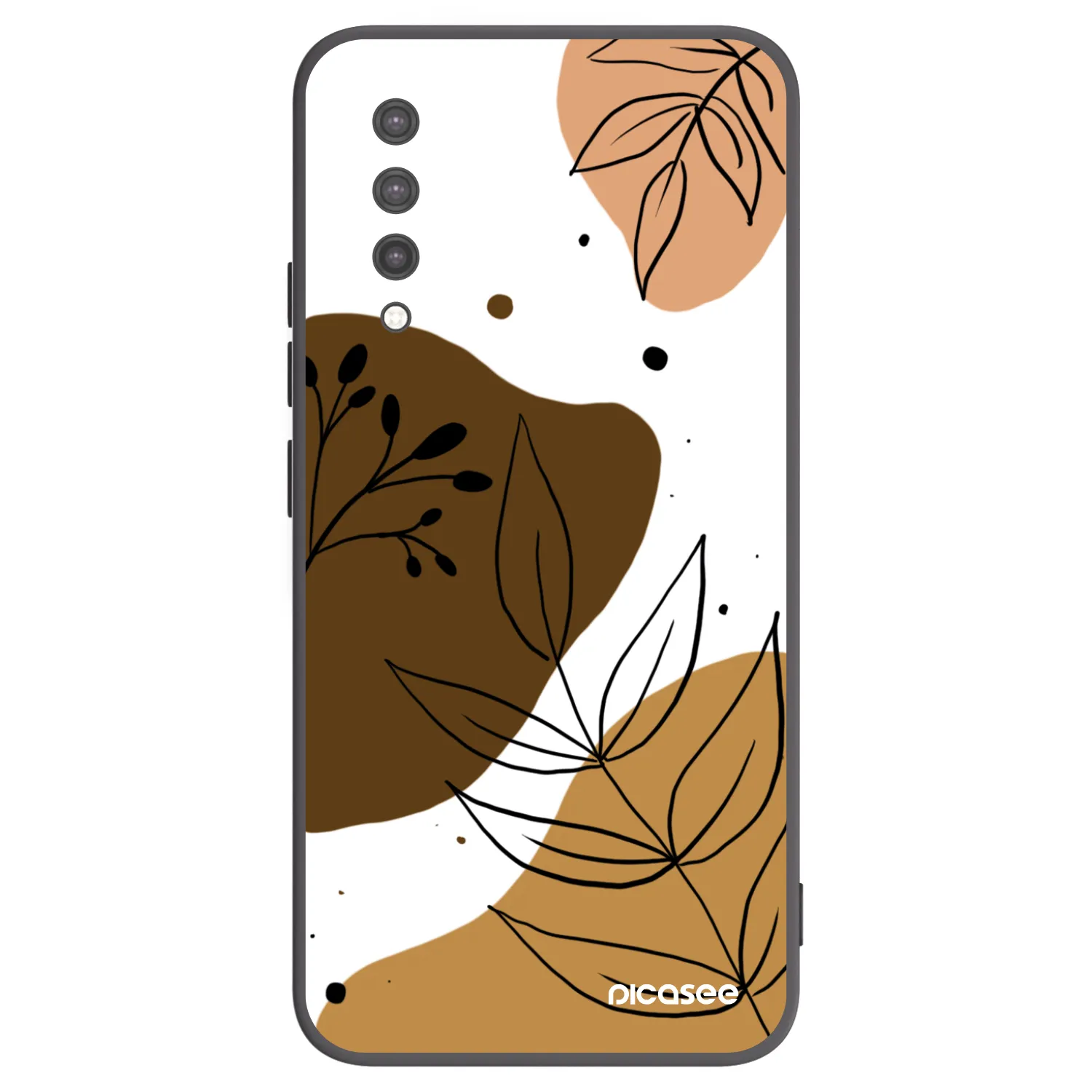 Picasee fekete szilikon tok az alábbi mobiltelefonokra Xiaomi Mi 9 Lite - Boho style