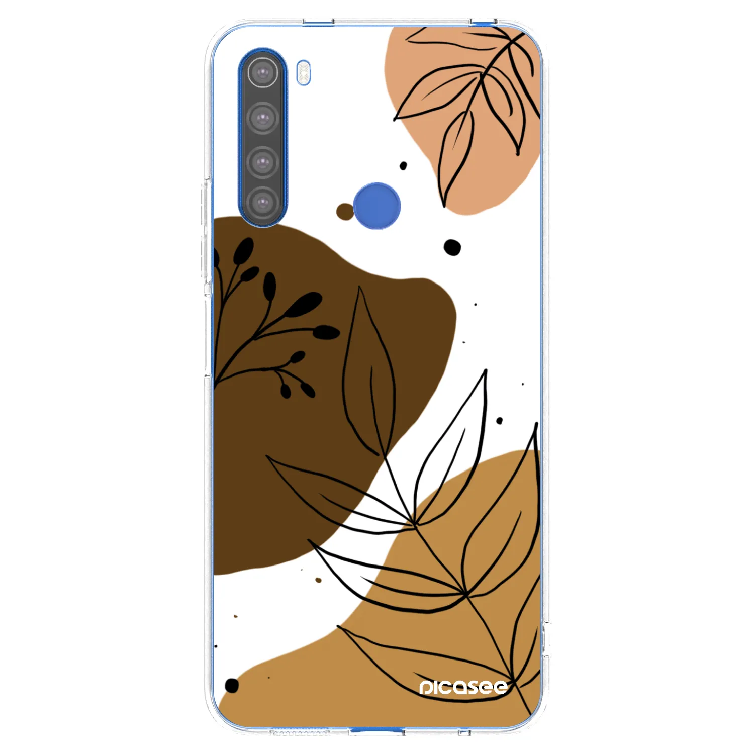 Picasee átlátszó szilikon tok az alábbi mobiltelefonokra Xiaomi Redmi Note 8T - Boho style
