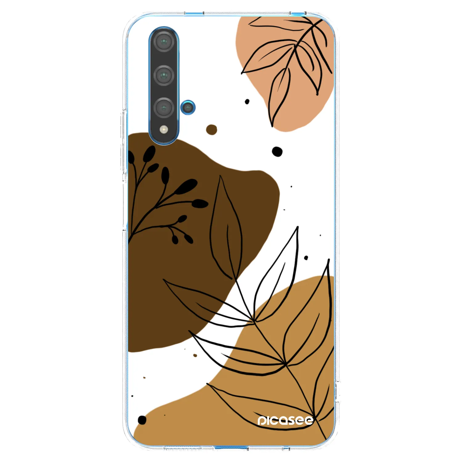 Picasee átlátszó szilikon tok az alábbi mobiltelefonokra Huawei Nova 5T - Boho style