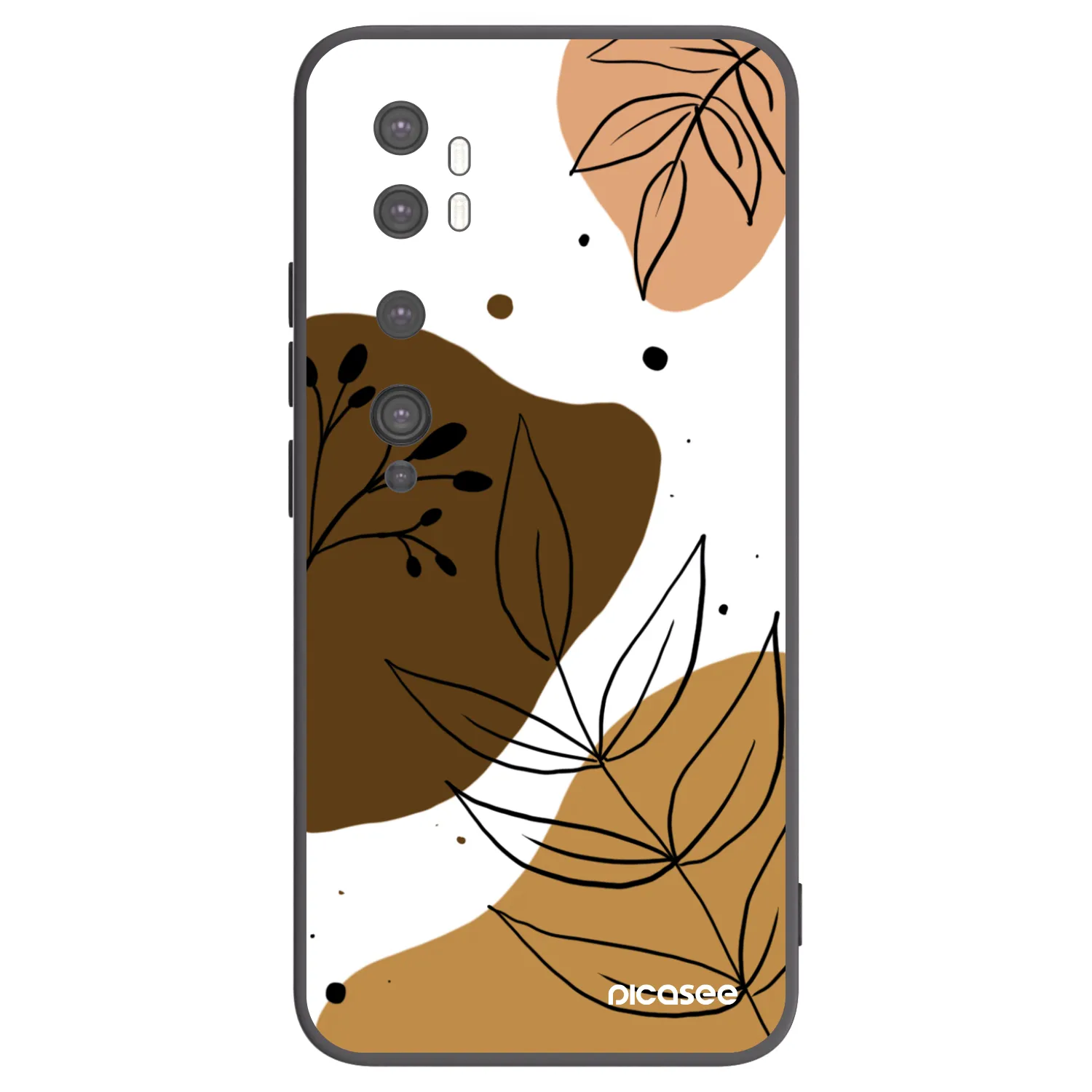 Picasee fekete szilikon tok az alábbi mobiltelefonokra Xiaomi Mi Note 10 (Pro) - Boho style