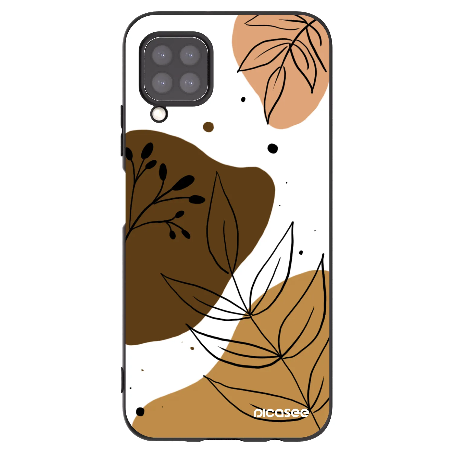 Picasee fekete szilikon tok az alábbi mobiltelefonokra Huawei P40 Lite - Boho style
