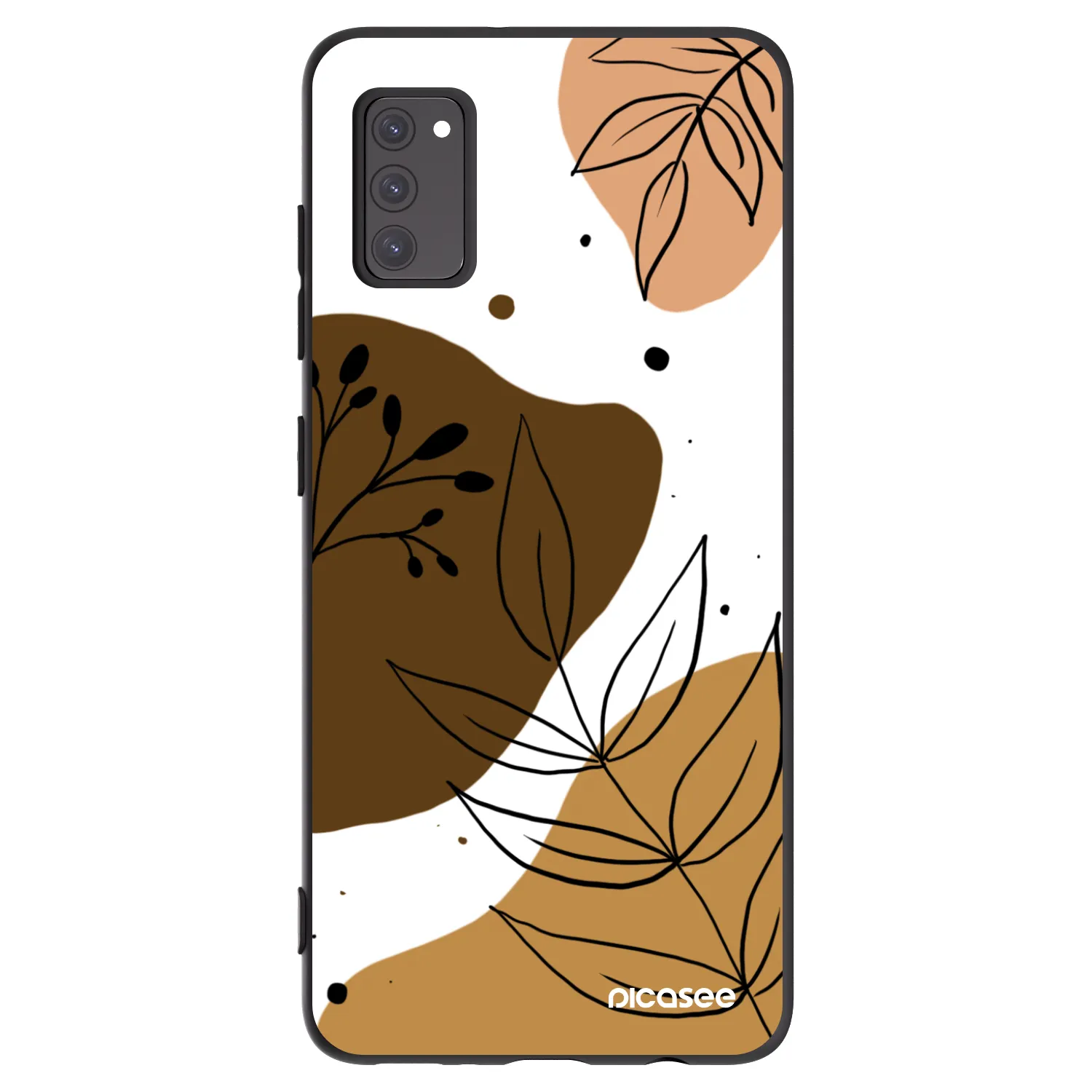 Picasee fekete szilikon tok az alábbi mobiltelefonokra Samsung Galaxy A41 A415F - Boho style