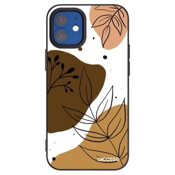 Picasee fekete szilikon tok az alábbi mobiltelefonokra Apple iPhone 12 mini - Boho style