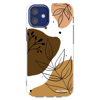 Picasee átlátszó szilikon tok az alábbi mobiltelefonokra Apple iPhone 12 mini - Boho style