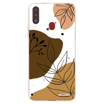 Picasee átlátszó szilikon tok az alábbi mobiltelefonokra Samsung Galaxy A20s - Boho style