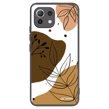 Picasee fekete szilikon tok az alábbi mobiltelefonokra Xiaomi Mi 11 Lite - Boho style