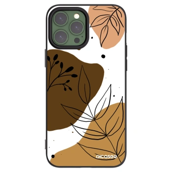 Picasee fekete szilikon tok az alábbi mobiltelefonokra Apple iPhone 13 Pro Max - Boho style