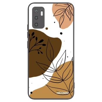 Picasee fekete szilikon tok az alábbi mobiltelefonokra Xiaomi Redmi Note 10 5G - Boho style