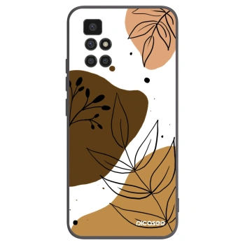 Picasee fekete szilikon tok az alábbi mobiltelefonokra Xiaomi Redmi 10 - Boho style