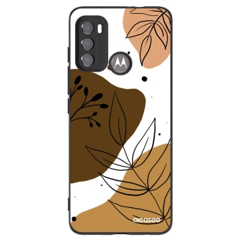 Picasee fekete szilikon tok az alábbi mobiltelefonokra Motorola Moto G60 - Boho style
