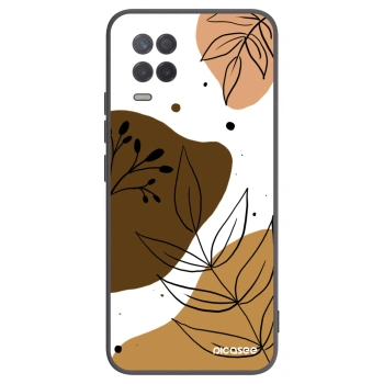 Picasee fekete szilikon tok az alábbi mobiltelefonokra Realme 8 5G - Boho style