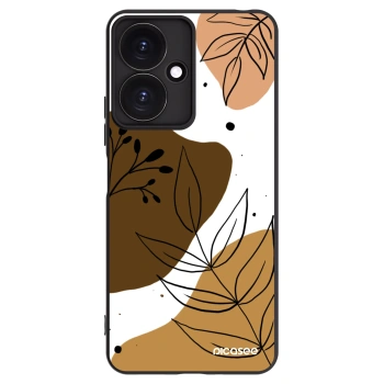 Picasee fekete szilikon tok az alábbi mobiltelefonokra Xiaomi Redmi 13C 5G - Boho style