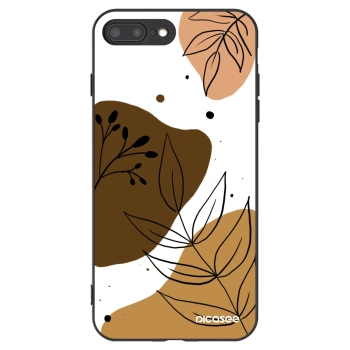 Picasee fekete szilikon tok az alábbi mobiltelefonokra Apple iPhone 8 Plus - Boho style