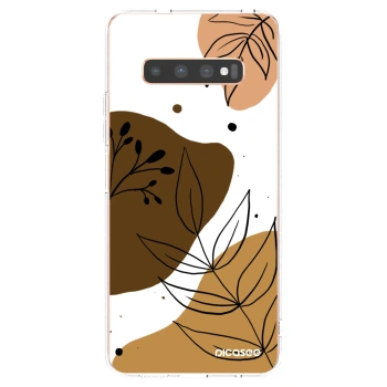 Picasee átlátszó szilikon tok az alábbi mobiltelefonokra Samsung Galaxy S10 Plus G975 - Boho style