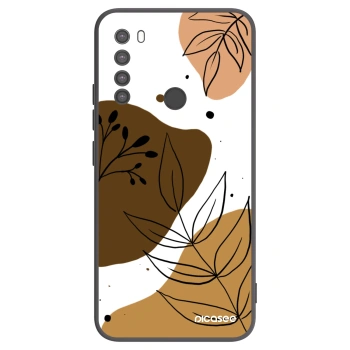 Picasee fekete szilikon tok az alábbi mobiltelefonokra Xiaomi Redmi Note 8 - Boho style