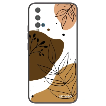Picasee fekete szilikon tok az alábbi mobiltelefonokra Huawei Nova 5T - Boho style
