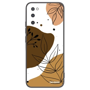 Picasee fekete szilikon tok az alábbi mobiltelefonokra Samsung Galaxy S20 G980F - Boho style