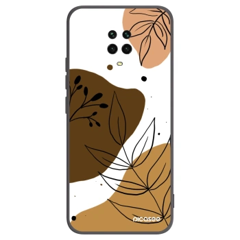 Picasee fekete szilikon tok az alábbi mobiltelefonokra Xiaomi Redmi Note 9S - Boho style