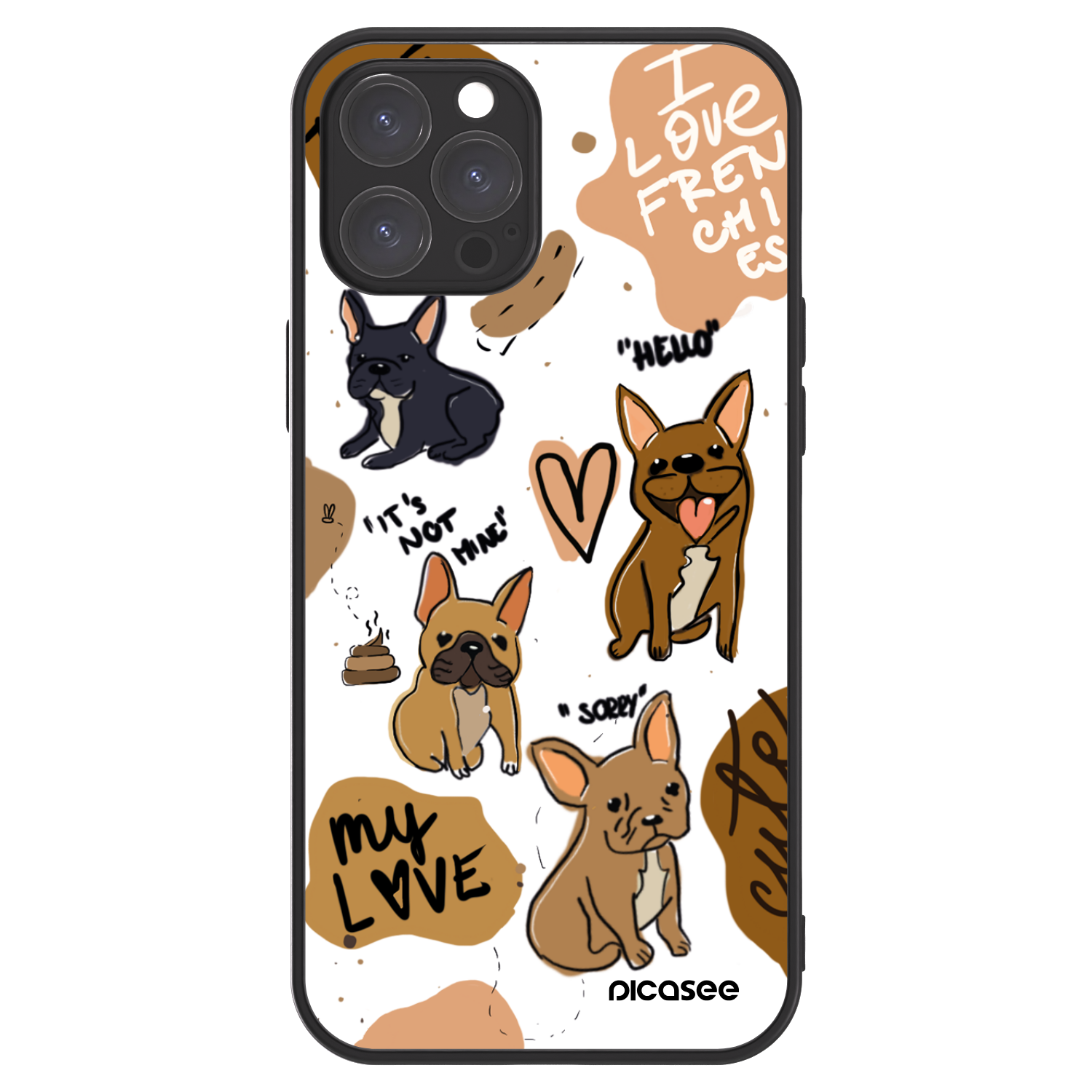 Picasee ULTIMATE CASE Apple iPhone 12 Pro Max - készülékre - Frenchies