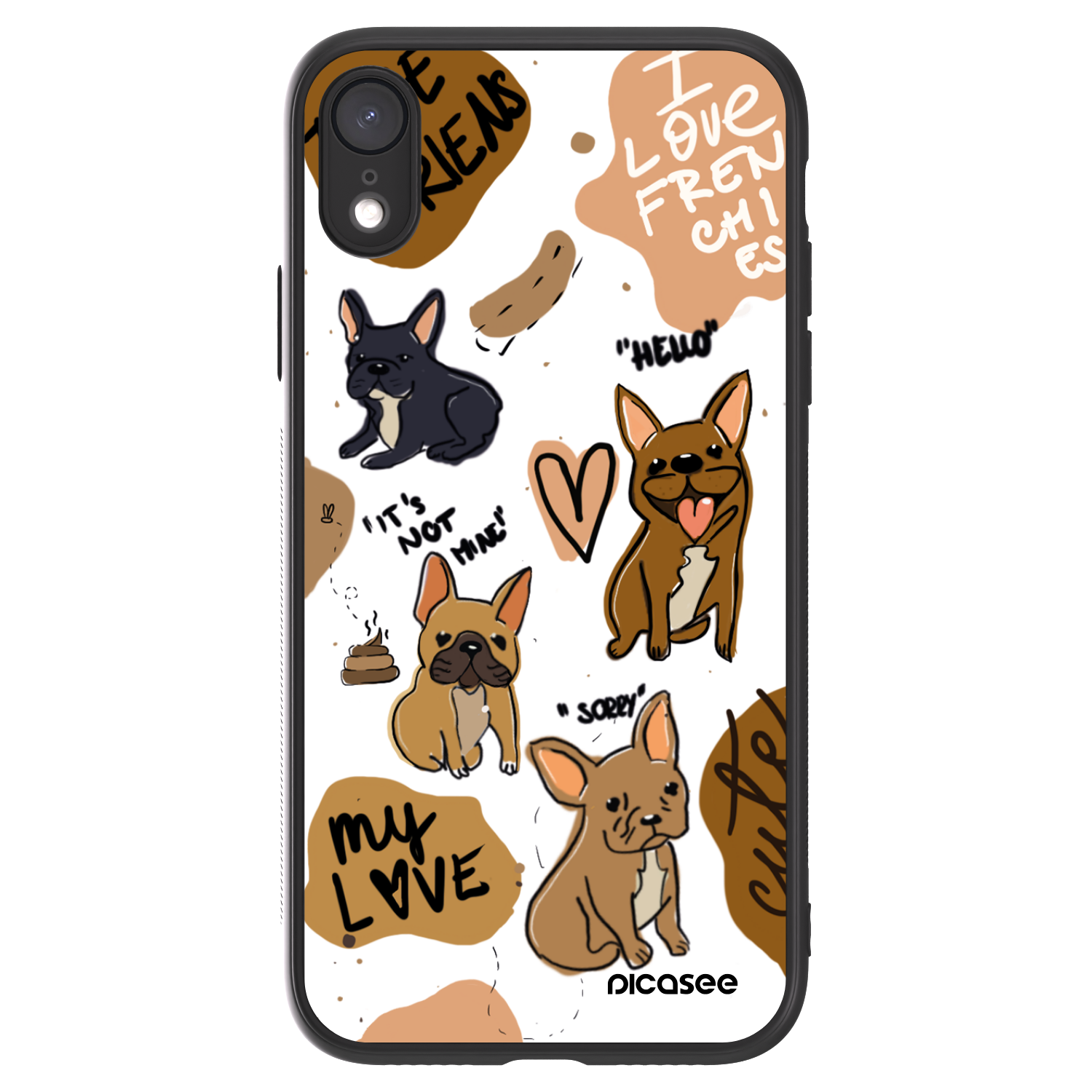 Picasee ULTIMATE CASE Apple iPhone XR - készülékre - Frenchies