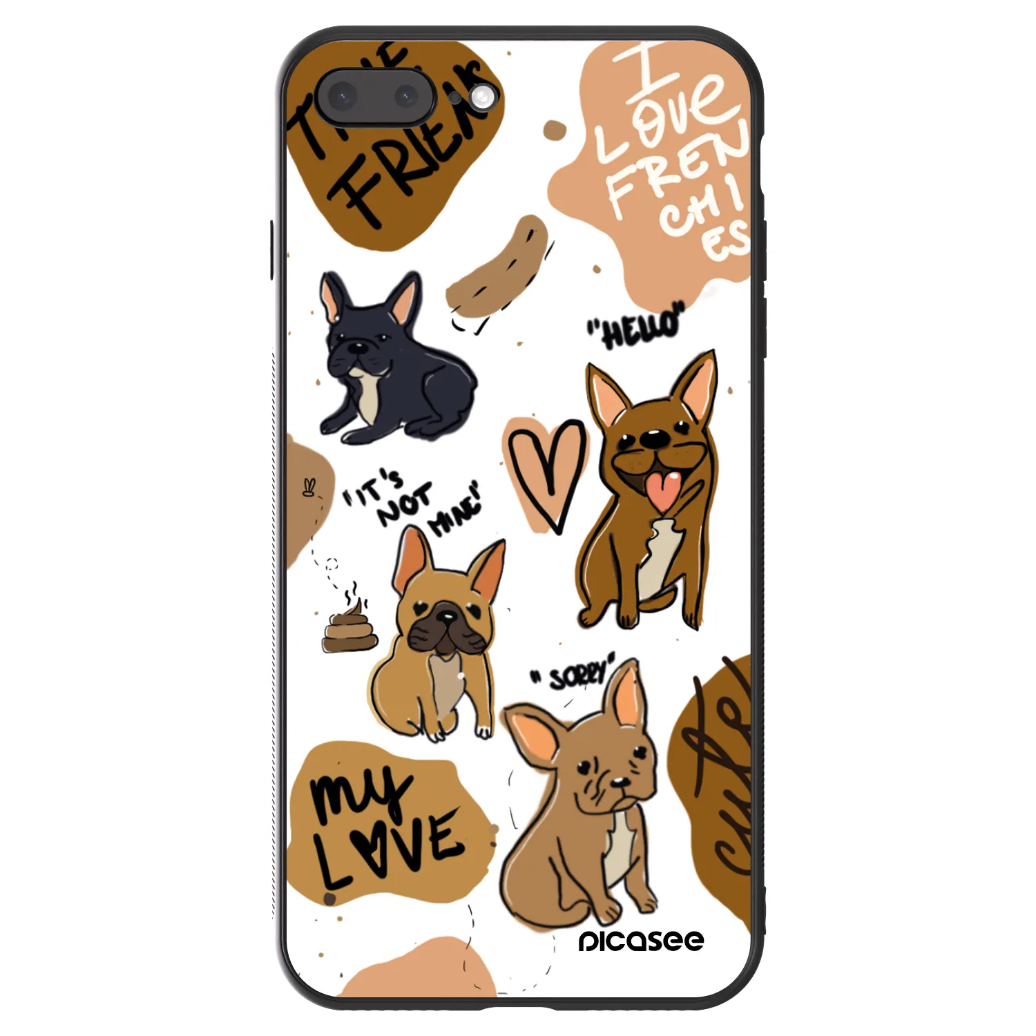 Picasee ULTIMATE CASE Apple iPhone 7 Plus - készülékre - Frenchies