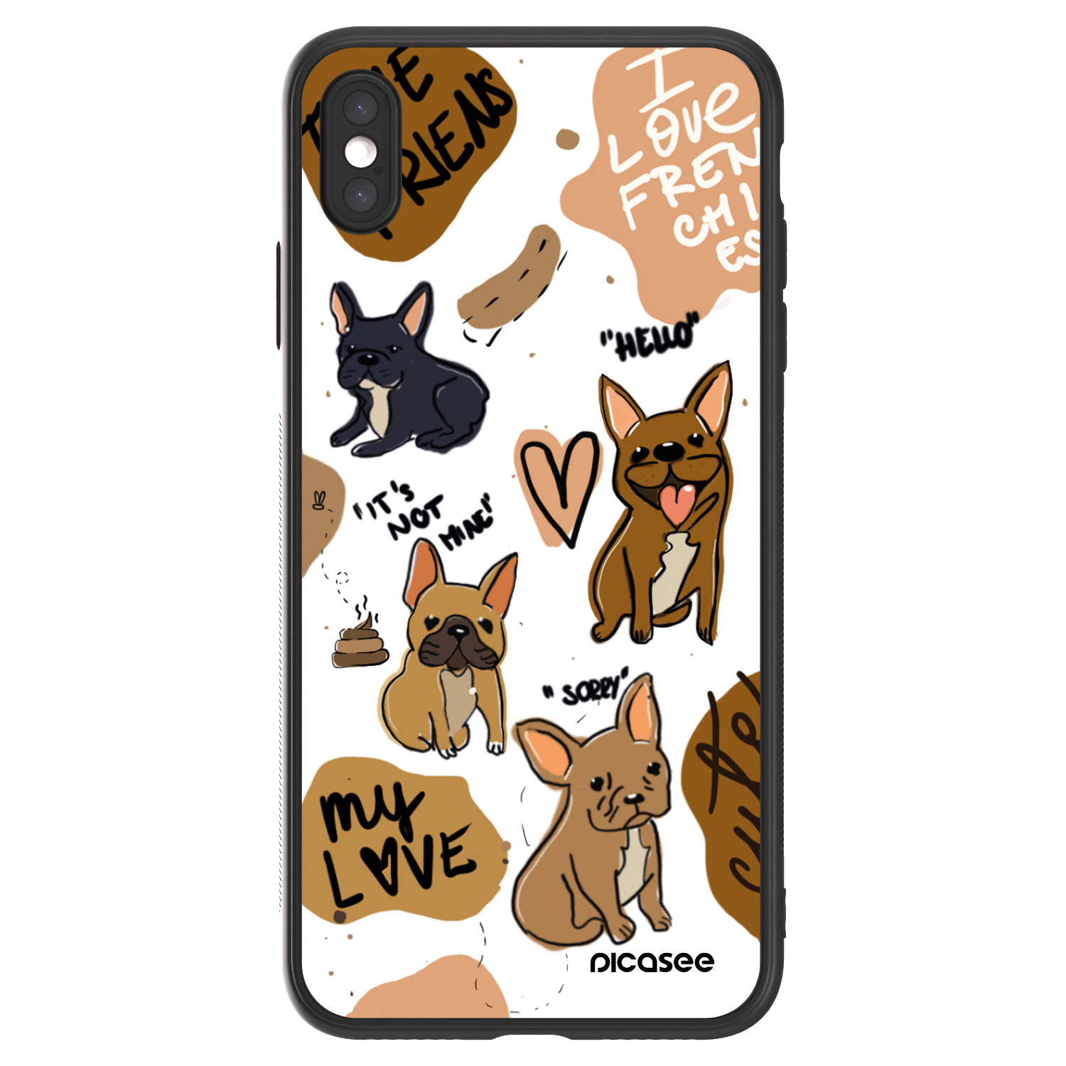 Picasee ULTIMATE CASE Apple iPhone XS Max - készülékre - Frenchies