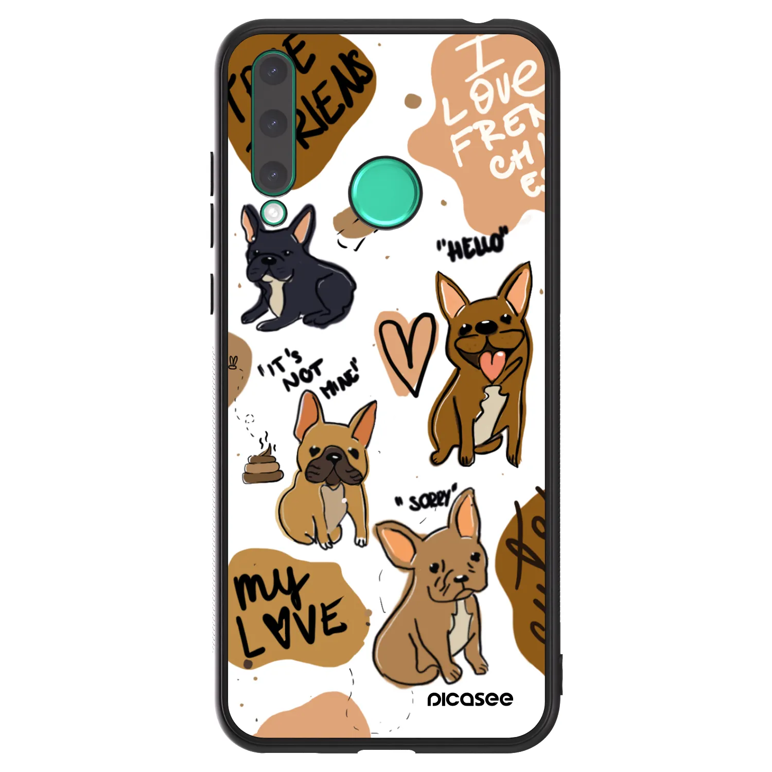 Picasee ULTIMATE CASE Honor 20 Lite - készülékre - Frenchies