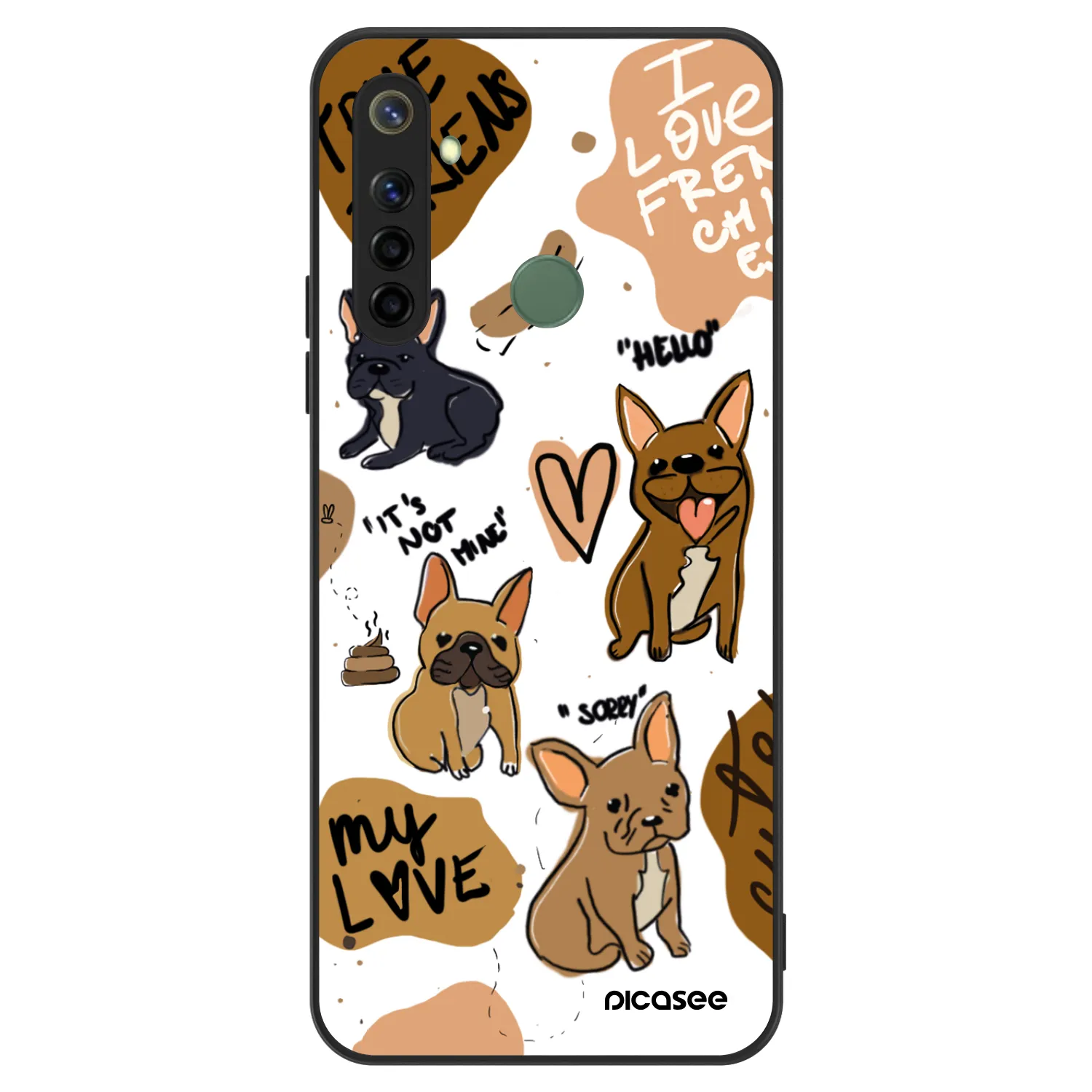 Picasee ULTIMATE CASE Realme 6i - készülékre - Frenchies
