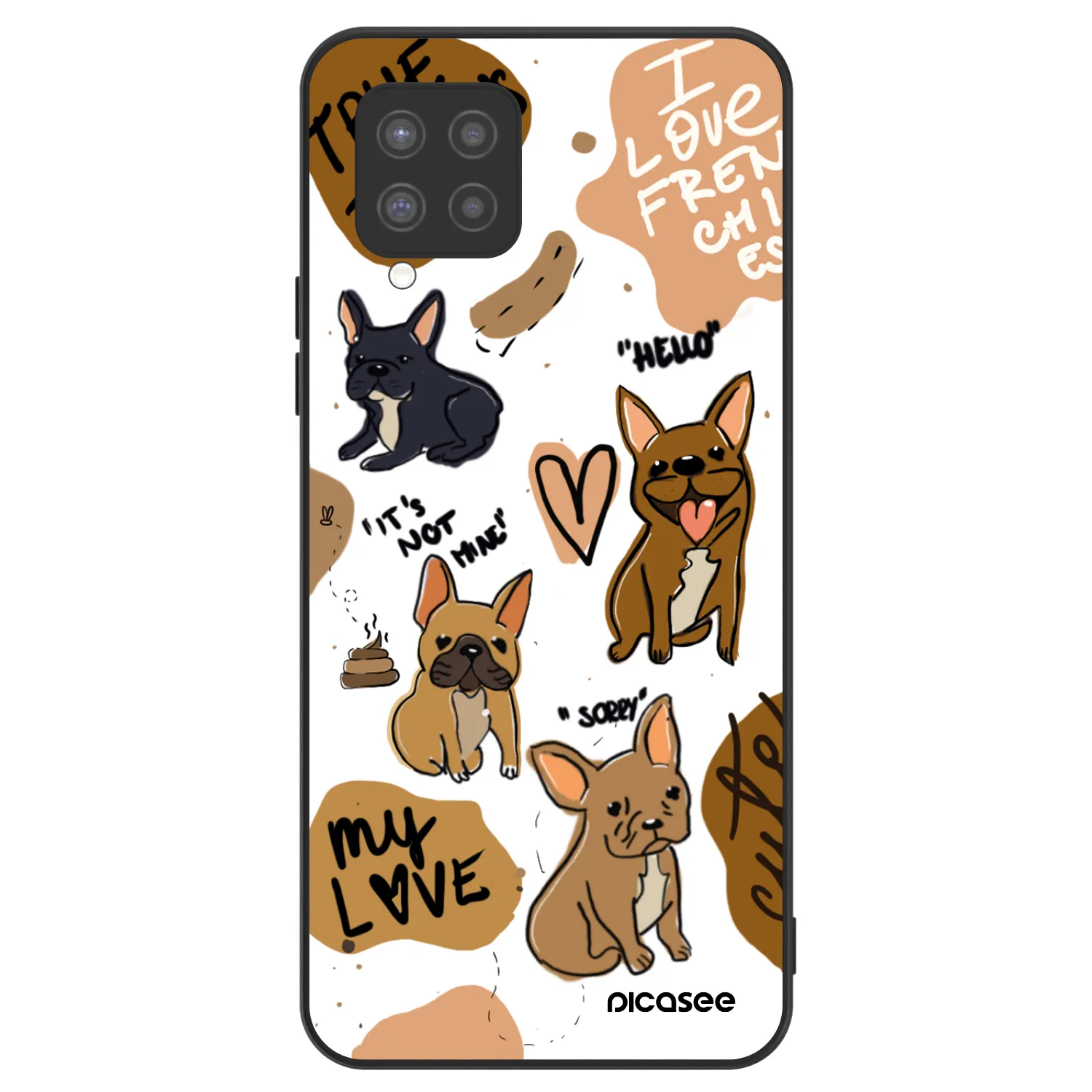 Picasee ULTIMATE CASE Samsung Galaxy A42 A426B - készülékre - Frenchies