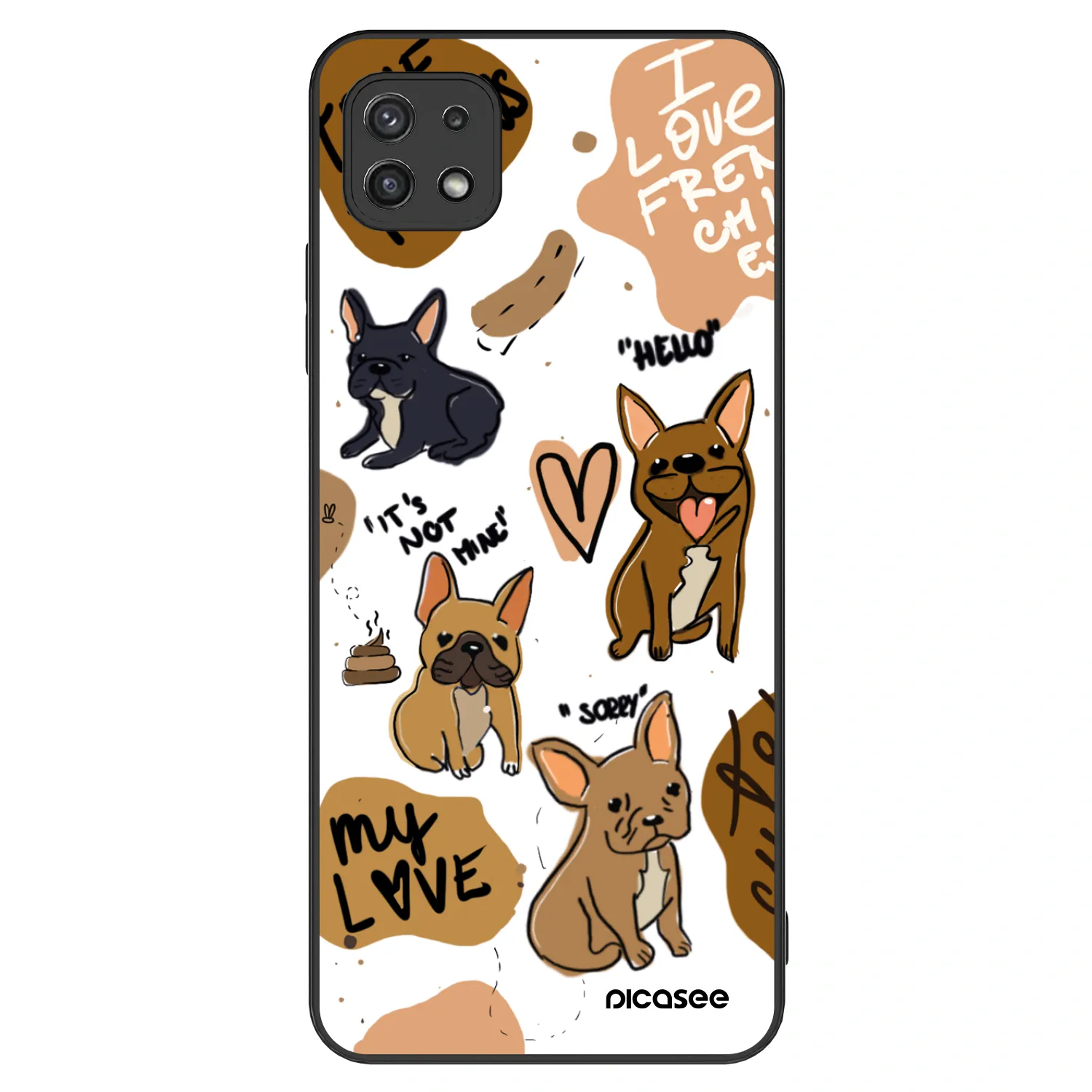 Picasee ULTIMATE CASE Samsung Galaxy A22 A226B 5G - készülékre - Frenchies