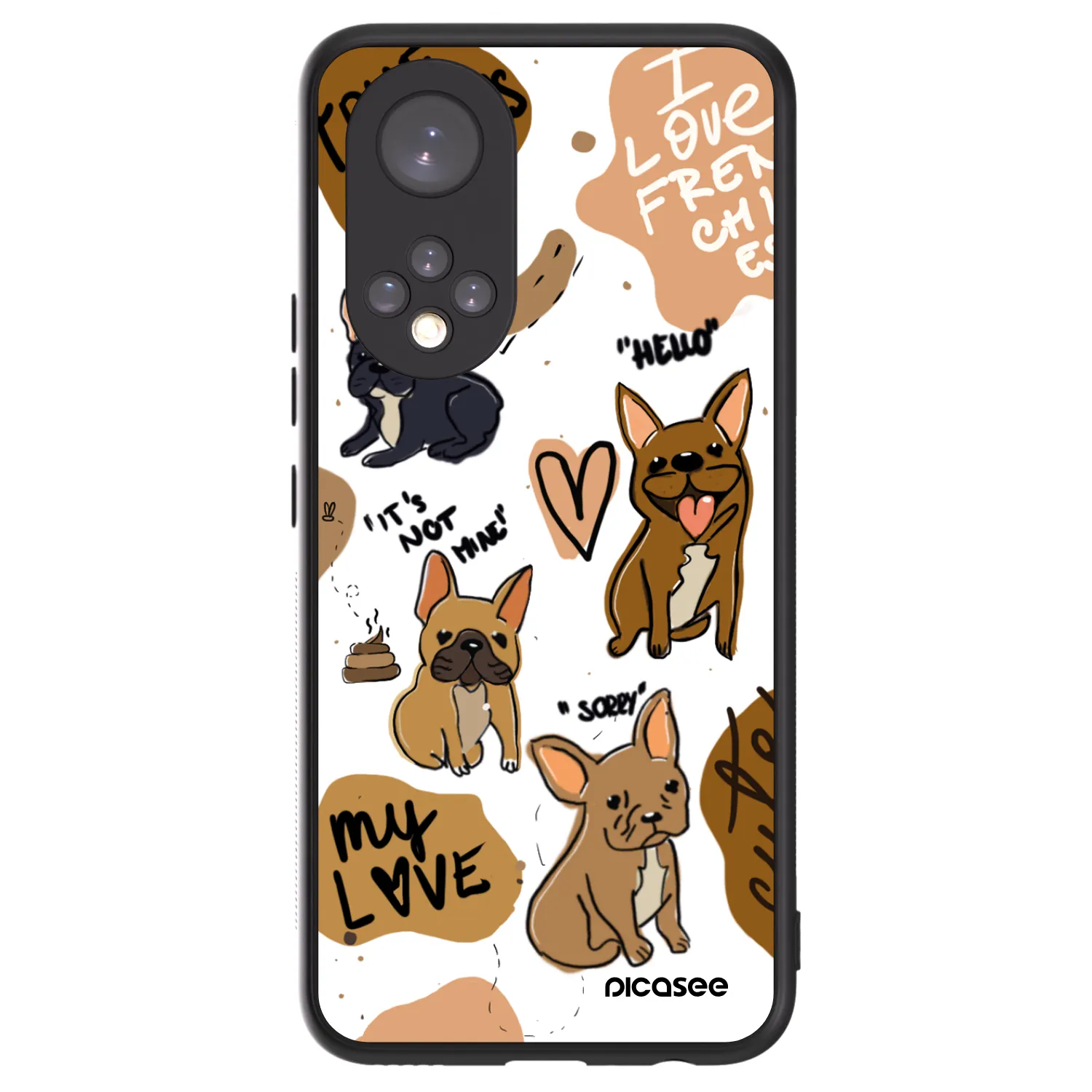 Picasee ULTIMATE CASE Honor 50 5G - készülékre - Frenchies