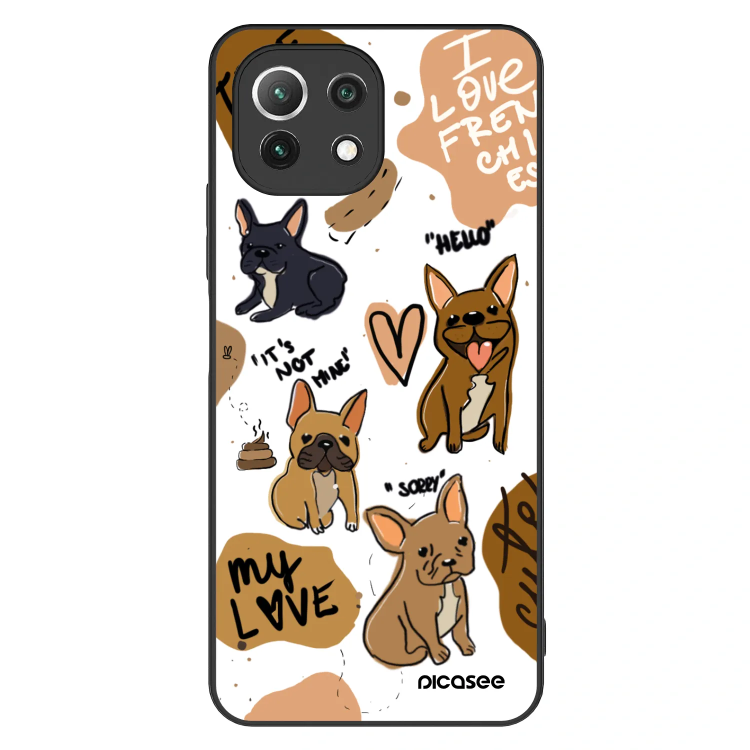 Picasee ULTIMATE CASE Xiaomi 11 Lite 5G NE - készülékre - Frenchies