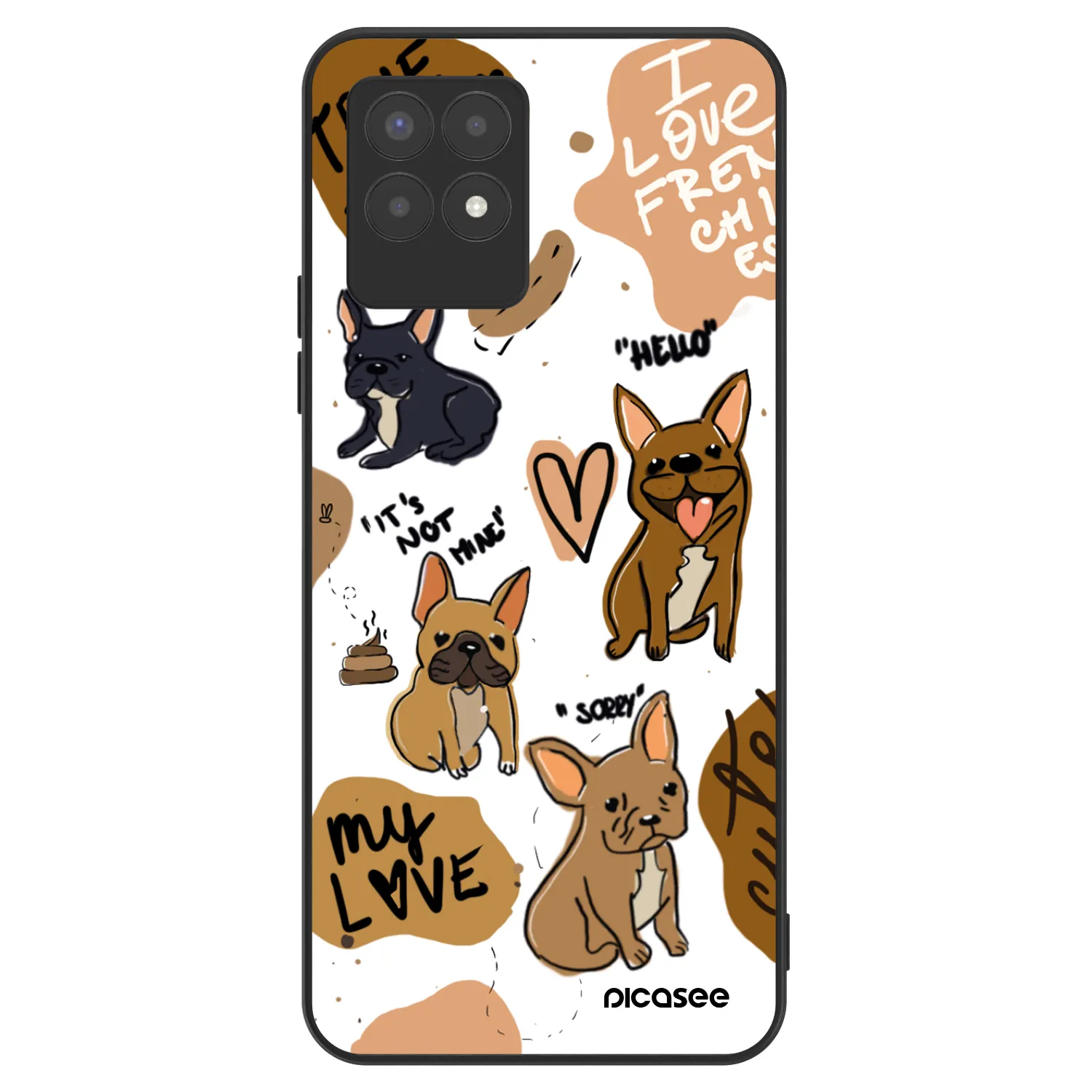 Picasee ULTIMATE CASE Realme 8i - készülékre - Frenchies
